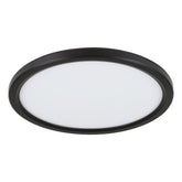 Eclipse 220mm LED Oyster Light Tri-CCT 18W Black