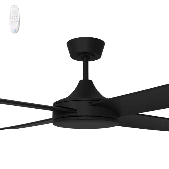 Breeze Silent DC 48" Black All ABS (Optional Light Kit)
