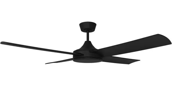Breeze Silent DC 48" Black All ABS (Optional Light Kit)