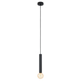 Cortenova H/l 1x60w E27 Blk - pendant - Lux Lighting