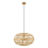 Amsfield H/l 1x60w E27 Light Wood Colour - pendant - Lux Lighting