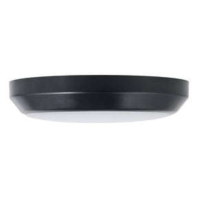 SANTORINI FAN LT 20W LED TRI-COL BLK