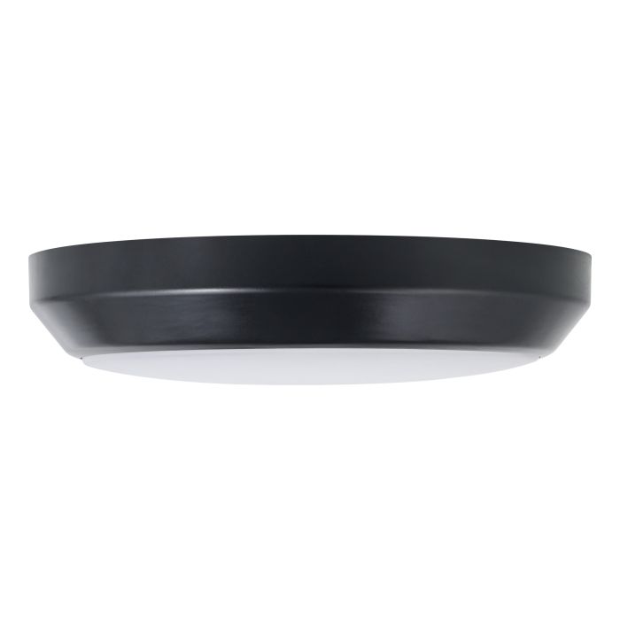 SANTORINI FAN LT 20W LED TRI-COL BLK