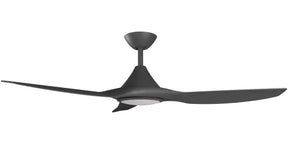 Cloudfan 60" Kit - Black with Light (CFP-367M-BK-L) Plus Black Blades (CFP-360B-BK) - Two Boxes
