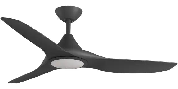 Cloudfan 48" Kit - Black with Light (CFP-345M-BK-L) Plus Black Blades (CFP-348B-BK) - Two Boxes