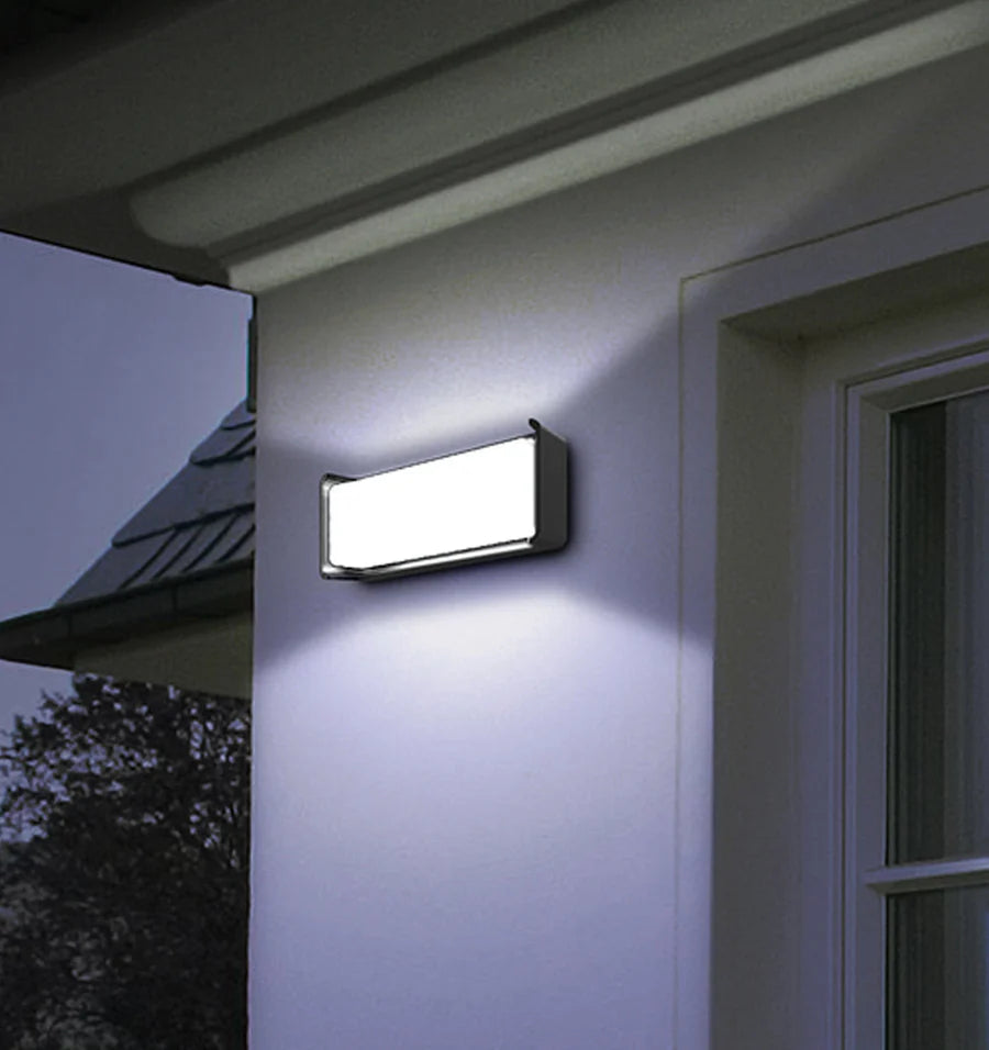 HEKA Surface Mounted Rectangular LED Exterior Wall Lights IP65