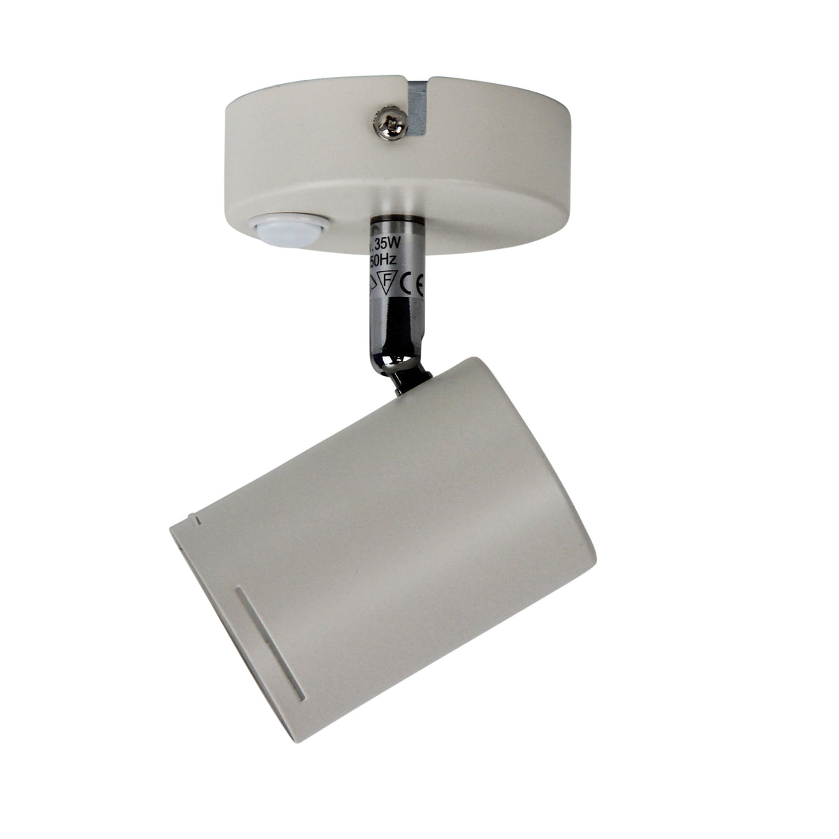 BARIL SPOTLIGHT WITH SWITCH GU10 -  WHITE - wall light - Lux Lighting