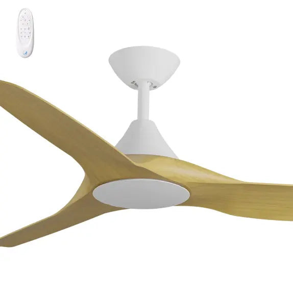 Cloudfan 60" Kit - White No Light (CFP-367M-WH) Plus Bamboo Blades (CFP-360B-BA) - Two Boxes