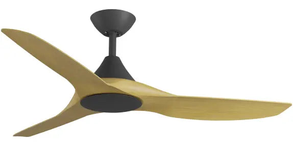 Cloudfan 52" Kit - Black No Light (CFP-345M-BK) Plus Bamboo Blades (CFP-352B-BA) - Two Boxes