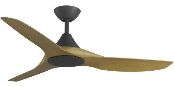 Cloudfan 48" Kit - Black No Light (CFP-345M-BK) Plus Teak Blades (CFP-348B-TE) - Two Boxes
