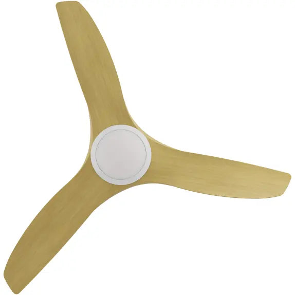 Cloudfan 72" Kit - White with Light (CFP-367M-WH-L) Plus Bamboo Blades (CFP-372B-BA) - Two Boxes