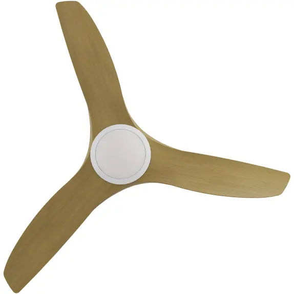 Cloudfan 72" Kit - White with Light (CFP-367M-WH-L) Plus Teak Blades (CFP-372B-TE) - Two Boxes