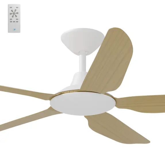 Storm DC 48" Kit - White No Light (STO-548-WH) Plus Bamboo Blades (STO-B48-BA) - Two Boxes