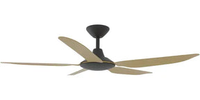 Storm DC 52" Kit - Black No Light (STO-552-BK) Plus Bamboo Blades (STO-B52-BA) - Two Boxes