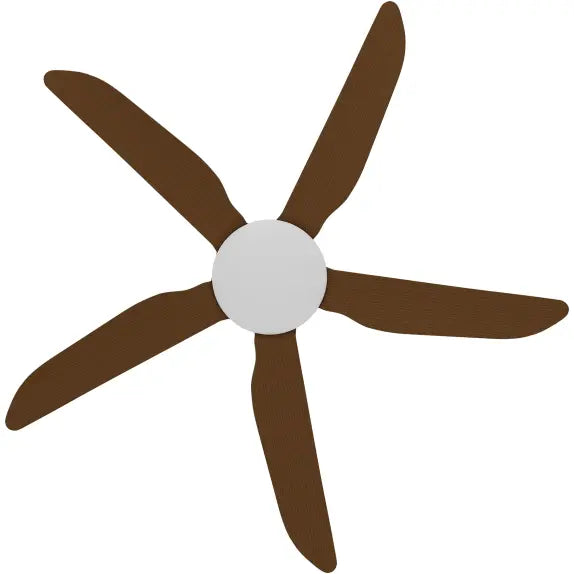 Storm DC 56" Kit - White No Light (STO-556-WH) Plus Koa Blades (STO-B56-KO) - Two Boxes