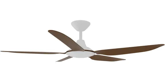 Storm DC 56" Kit - White No Light (STO-556-WH) Plus Koa Blades (STO-B56-KO) - Two Boxes