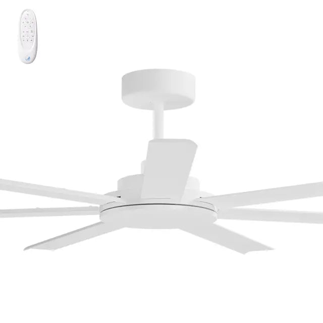 Alula 60" Kit - White (ALP-760M-WH) Plus White Blades (ALP-760B-WH) - two boxes (Optional Light Kit)