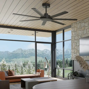 Alula 60" Kit - Black (ALP-760M-BK) Plus Black Blades (ALP-760B-BK) - two boxes (Optional Light Kit)