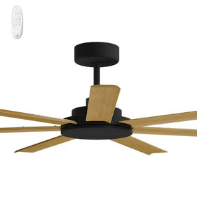 Alula 60" Kit - Black (ALP-760M-BK) Plus Teak Blades (ALP-760B-TE) - two boxes (Optional Light Kit)