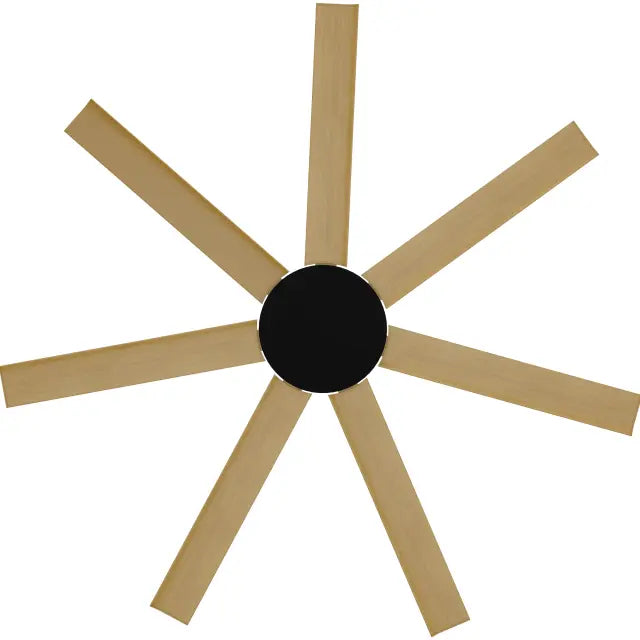 Alula 60" Kit - Black (ALP-760M-BK) Plus Bamboo Blades (ALP-760B-BA) - two boxes (Optional Light Kit)