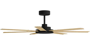 Alula 60" Kit - Black (ALP-760M-BK) Plus Bamboo Blades (ALP-760B-BA) - two boxes (Optional Light Kit)