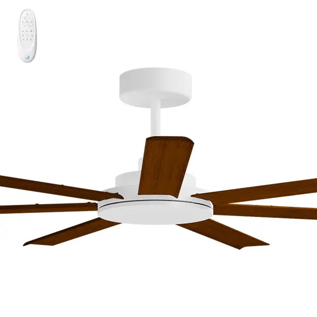 Alula 60" Kit - White (ALP-760M-WH) Plus Koa Blades (ALP-760B-KO) - two boxes (Optional Light Kit)