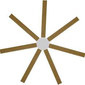 Alula 80" Kit - White (ALP-780M-WH) Plus Teak Blades (ALP-780B-TE) - two boxes (Optional Light Kit)