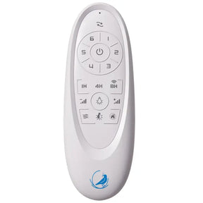 Alula 80" Kit - White (ALP-780M-WH) Plus Teak Blades (ALP-780B-TE) - two boxes (Optional Light Kit)