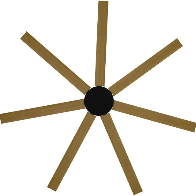 Alula 80" Kit - Black (ALP-780M-BK) Plus Teak Blades (ALP-780B-TE) - two boxes (Optional Light Kit)