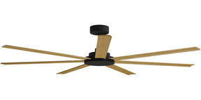 Alula 80" Kit - Black (ALP-780M-BK) Plus Teak Blades (ALP-780B-TE) - two boxes (Optional Light Kit)