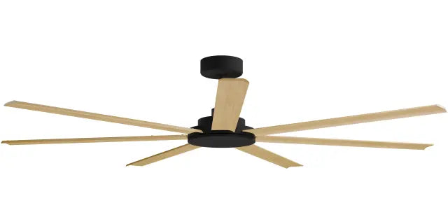 Alula 80" Kit - Black (ALP-780M-BK) Plus Bamboo Blades (ALP-780B-BA) - two boxes (Optional Light Kit)