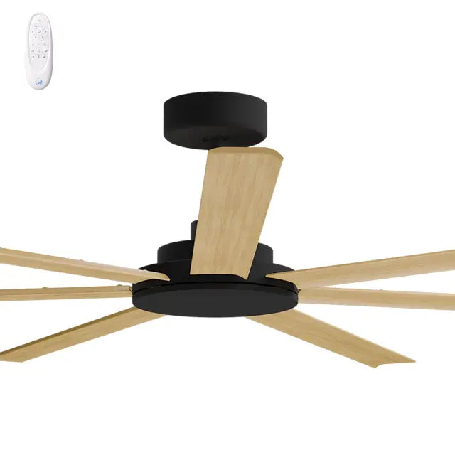 Alula 80" Kit - Black (ALP-780M-BK) Plus Bamboo Blades (ALP-780B-BA) - two boxes (Optional Light Kit)