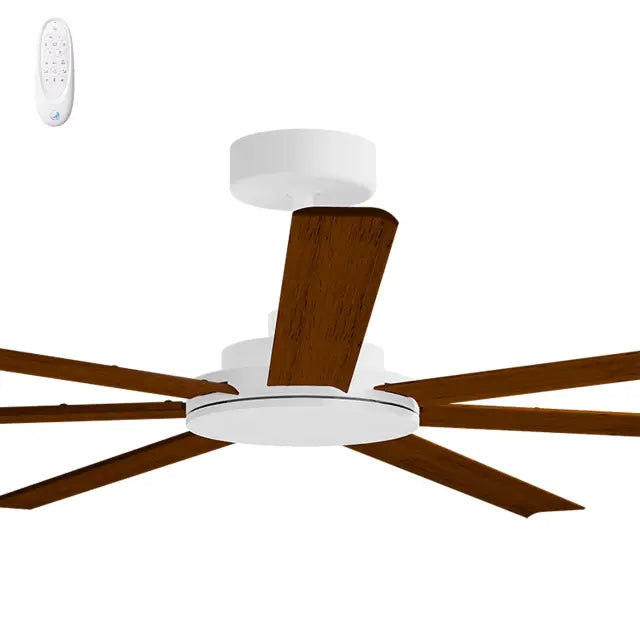 Alula 80" Kit - White (ALP-780M-WH) Plus Koa Blades (ALP-780B-KO) - two boxes (Optional Light Kit)