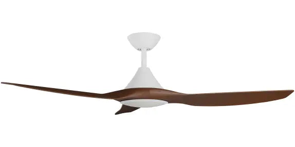 Cloudfan 60" Kit - White with Light (CFP-367M-WH-L) Plus Koa Blades (CFP-360B-KO) - Two Boxes