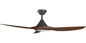 Cloudfan 52" Kit - Black with Light (CFP-345M-BK-L) Plus Koa Blades (CFP-352B-KO) - Two Boxes