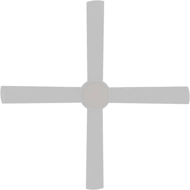 Kestrel DC 48" White Steel Body ABS Blades - LED