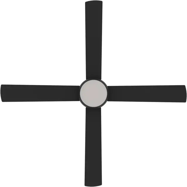 Kestrel DC 52" Black Steel Body ABS Blades - LED