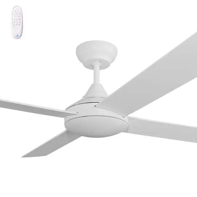 Kestrel DC 52" White Steel Body ABS Blades - No Light