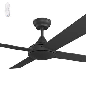 Kestrel DC 48" Black Steel Body ABS Blades - No Light