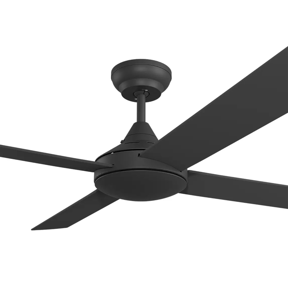 Heron AC 48" Black Steel Body ABS Blades - No Light