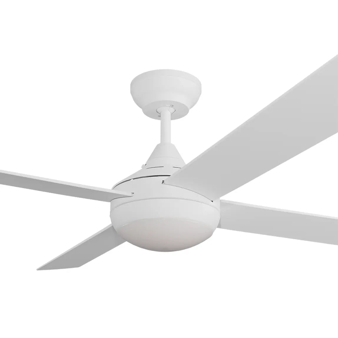 Heron AC 48" White Steel Body ABS Blades - LED
