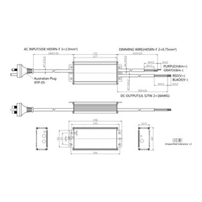 50W 12V DC 4.2A 0-10V Dimmable LED Driver