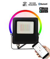 LED Smart Dimmable 5000K+RGB Flood Lights IP65 30W - Floodlights - Lux Lighting