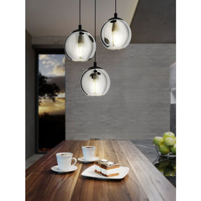 ARISCANI H/L 3X40W E27 BLK/BLK TR