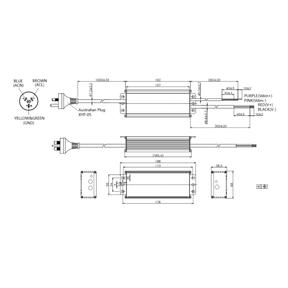 240W 12V DC 20A 0-10V Dimmable LED Driver