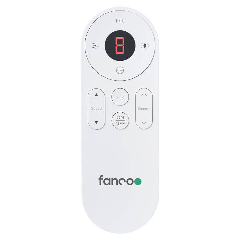 Fanco Eco Silent Deluxe Abs - 56 142cm - Smart Remote - No Light