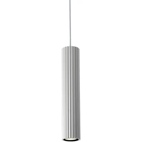 Calibo Canary Fluted 300mm Pendant - White