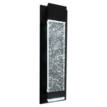 Calibo Coot Small Rectangular Bubble Glass Weatherproof LED Exterior Wall Light