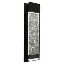 Calibo Coot Medium Rectangular Bubble Glass Weatherproof LED Exterior Wall Light