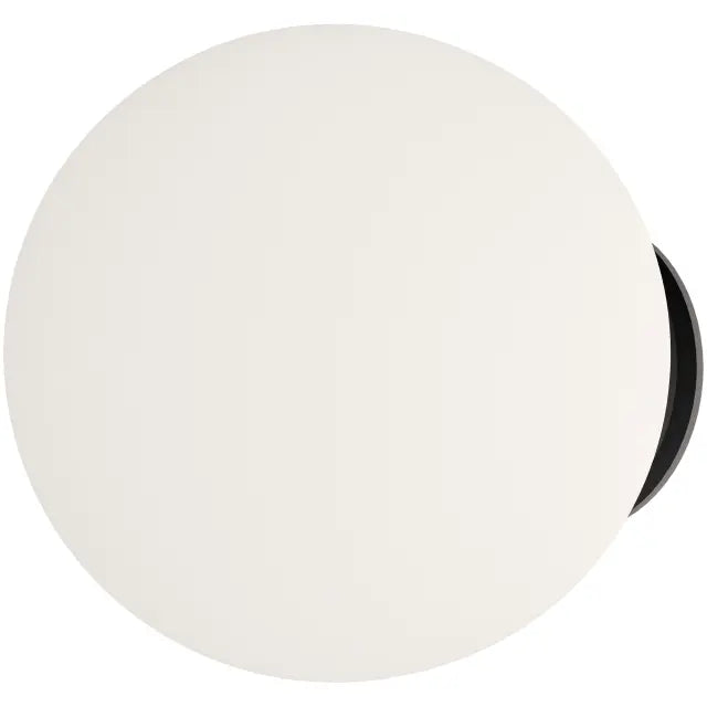 Calibo Crest Opal Glass 120mm Orb Wall Light